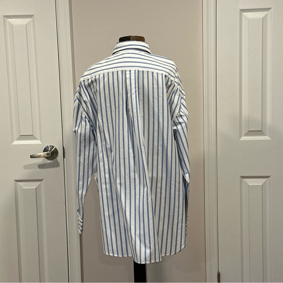 New without tag Women’s Polo by Ralph Lauren blue & white shirt Size 18 - Picture 5 of 9